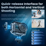 Custodia impermeabile 60m per DJI Action 6 con doppia chiusura