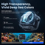 Custodia impermeabile 60m per DJI Action 6 con doppia chiusura
