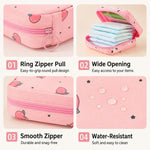 Borsa porta assorbenti igienici impermeabile con cerniera