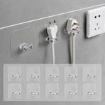 10 ganci adesivi da parete per racchette impermeabili