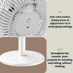 Ventilatore da tavolo/pavimento estensibile ad alta potenza per uso domestico