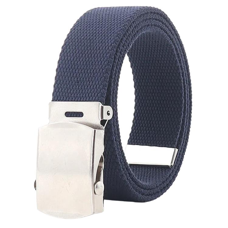 Cintura da uomo in tela 32 mm con fibbia scorrevole