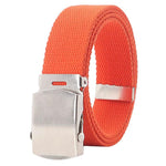 Cintura da uomo in tela 32 mm con fibbia scorrevole