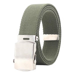 Cintura da uomo in tela 32 mm con fibbia scorrevole