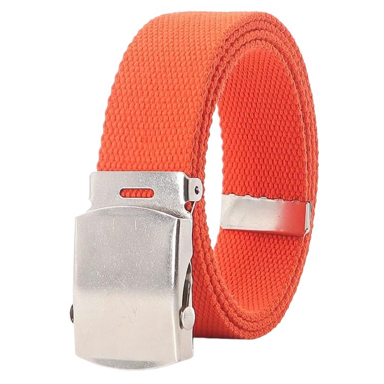 Cintura da uomo in tela 32 mm con fibbia scorrevole