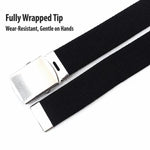 Cintura da uomo in tela 32 mm con fibbia scorrevole
