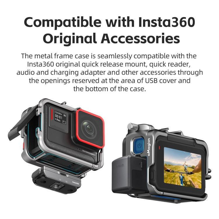 Custodia in alluminio per Insta360 Ace Pro 2 e Ace Pro