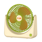 Mini ventilatore portatile da tavolo ricaricabile tramite USB