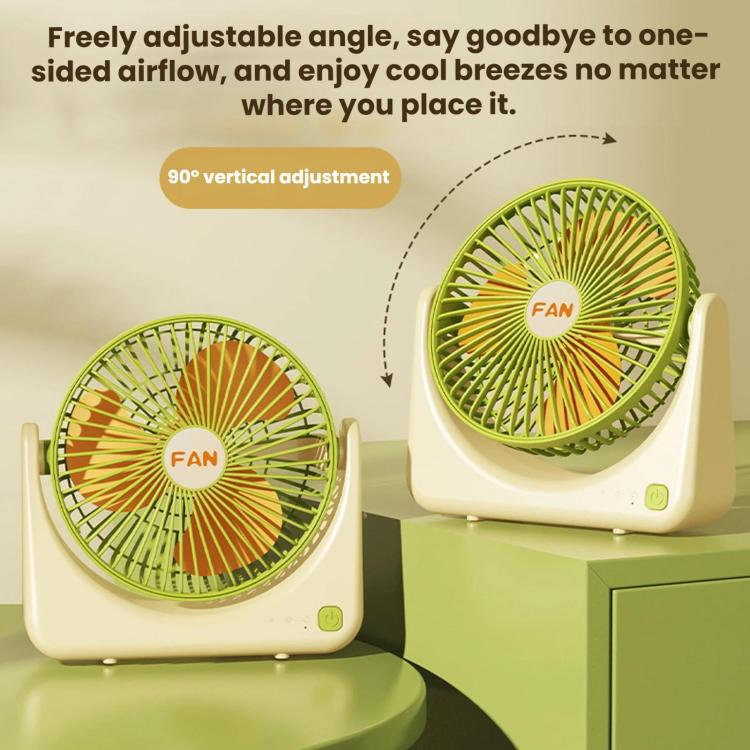 Mini ventilatore portatile da tavolo ricaricabile tramite USB