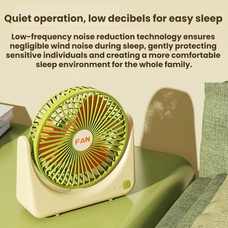 Mini ventilatore portatile da tavolo ricaricabile tramite USB