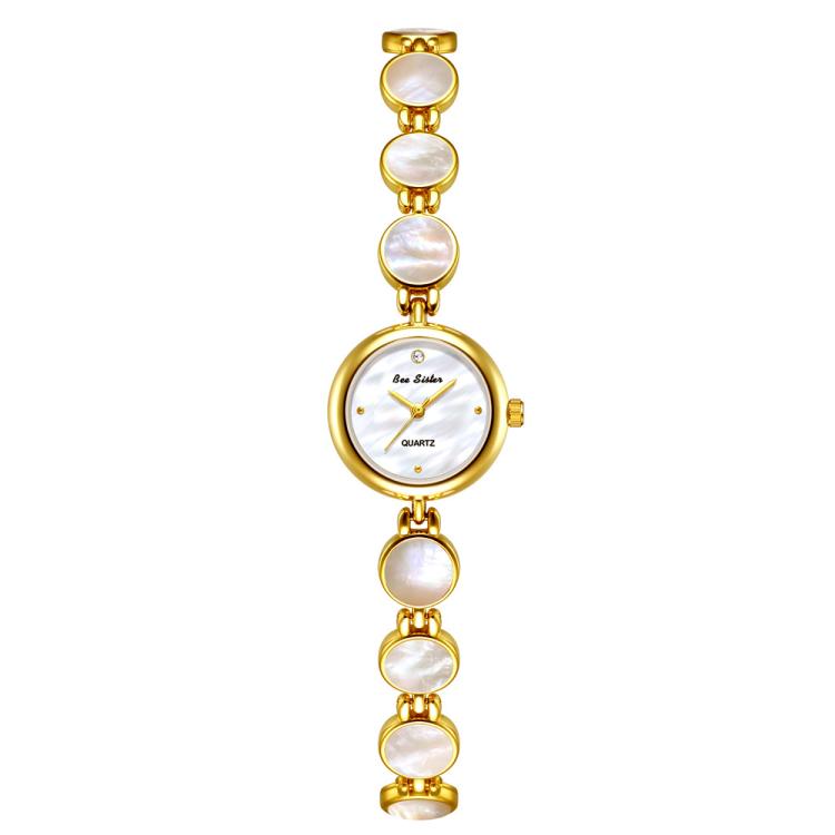 Orologio da donna BS Bee Sister FA1873 vintage madreperla