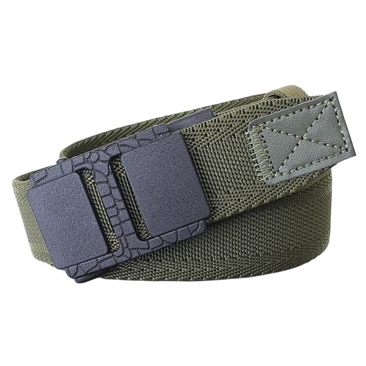 Cintura da uomo elastica in nylon con fibbia automatica