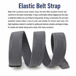 Cintura da uomo elastica in nylon con fibbia automatica