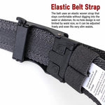 Cintura da uomo elastica in nylon con fibbia automatica