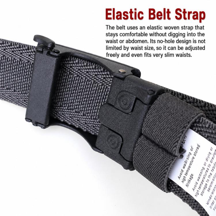 Cintura da uomo elastica in nylon con fibbia automatica