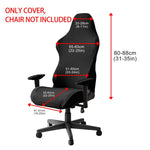 Coprisedia elasticizzato a rombi per gaming e ufficio
