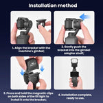 BRDRC Luce di riempimento portatile Monster, For DJI Osmo Pocket 4 / 4P, For DJI Osmo Pocket 3