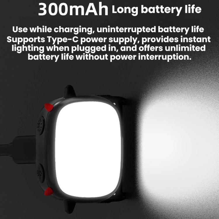 BRDRC Accessorio luce di riempimento portatile per selfie Monster, For DJI Osmo Action 3 / 4 / 5 Pro, For DJI Osmo Action 6 / Nano