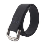 Cintura unisex elastica in nylon con doppia fibbia 105-125cm