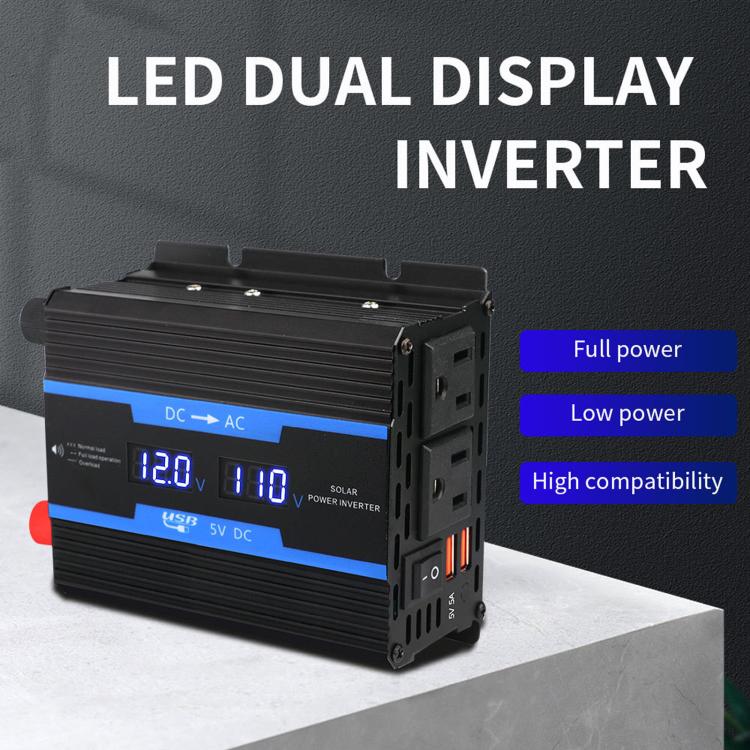 Inverter onda sinusoidale 12V a 110V 500W con display