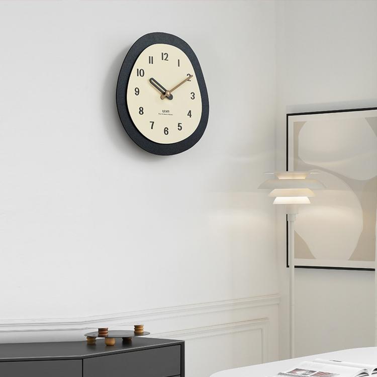Orologio da parete ovale moderno silenzioso con pendolo