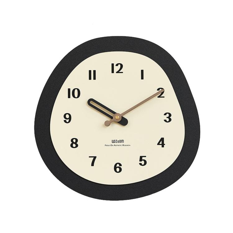 Orologio da parete ovale moderno silenzioso con pendolo