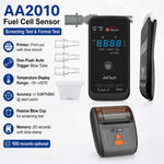 Rilevatore elettrochimico di alcol con stampante wireless