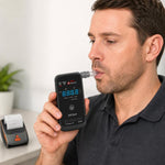 Rilevatore elettrochimico di alcol con stampante wireless
