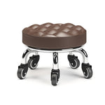 Sgabello basso girevole con ruote 22cm