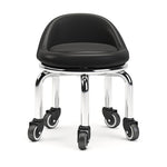 Sgabello basso girevole con ruote 22cm