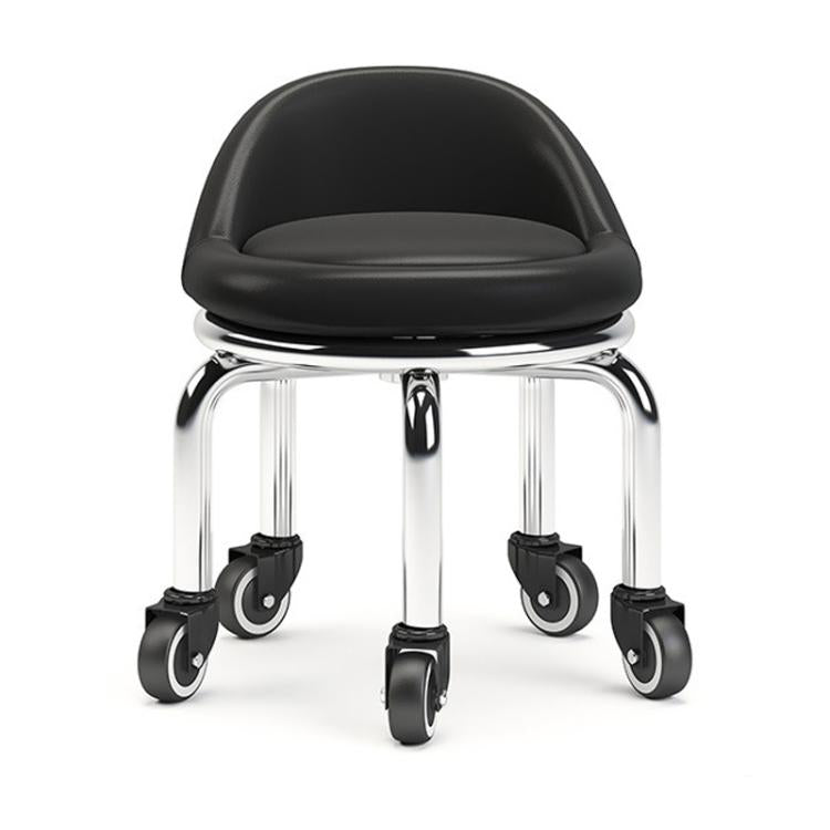 Sgabello basso girevole con ruote 22cm