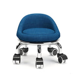Sgabello basso girevole con ruote 22cm