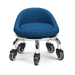 Sgabello basso girevole con ruote 22cm
