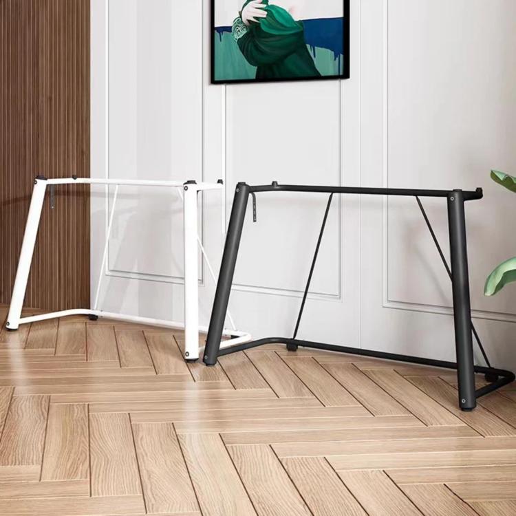Pianoforte elettronico portatile, allargato, ispessito, con telaio in metallo a forma di U.