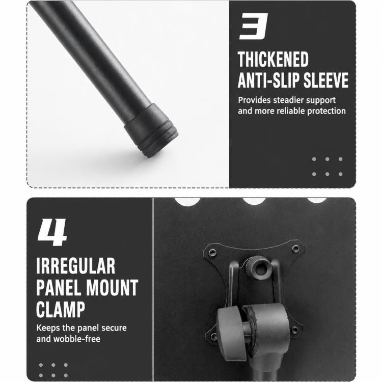 Leggio universale pieghevole e portatile con altezza regolabile per spartiti, ideale per prove e spettacoli., Stand + Folder + Storage Bag