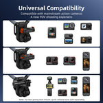 Supporto magnetico da collo per action camera DJI e Insta360