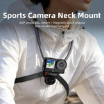 Supporto magnetico da collo per action camera DJI e Insta360