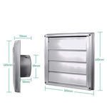 Copertura uscita aria asciugatrice in acciaio inox 304