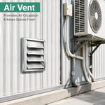 Copertura uscita aria asciugatrice in acciaio inox 304