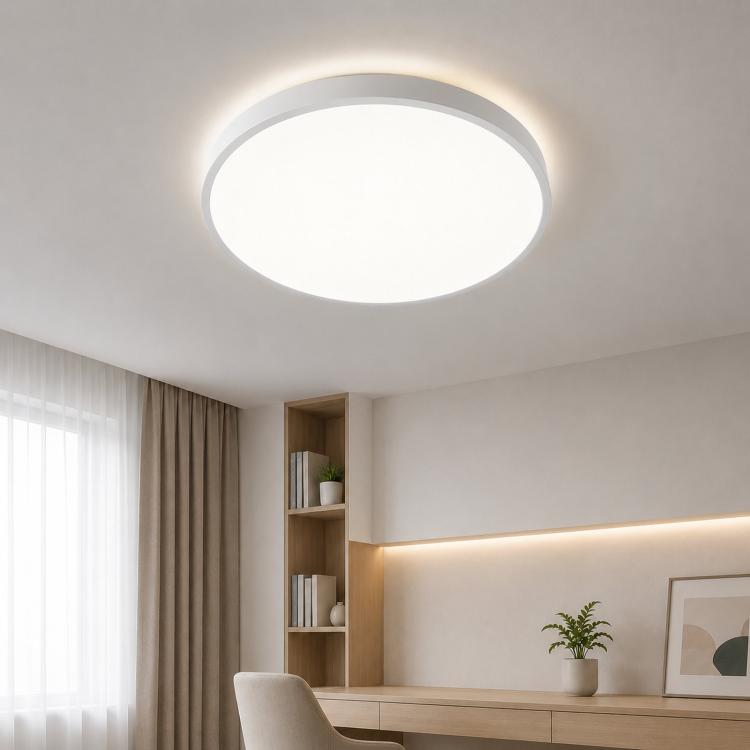 Plafoniera LED sottile dimmerabile a 3 colori rotonda 38cm
