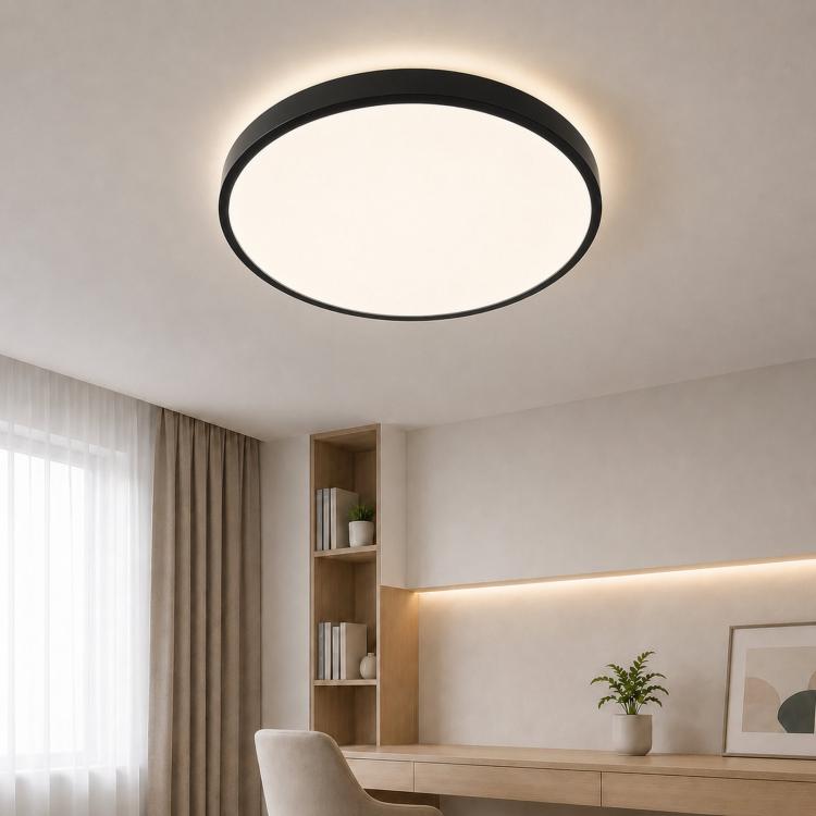 Plafoniera LED sottile dimmerabile a 3 colori rotonda 38cm