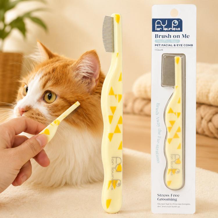 Mini pettine antipulci per viso animali denti 0,35 mm
