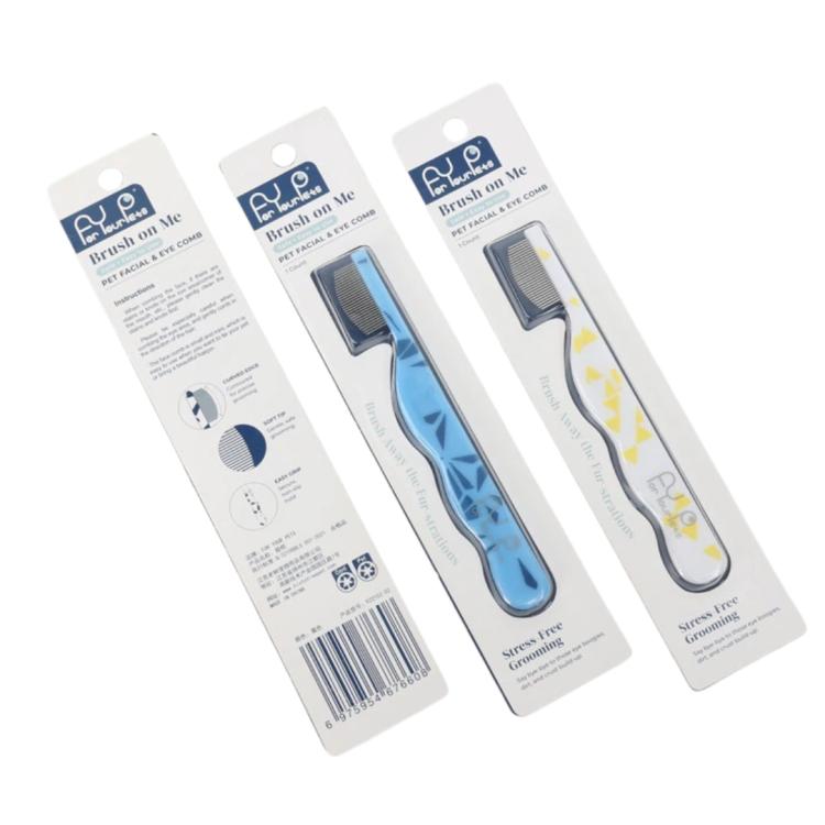Mini pettine antipulci per viso animali denti 0,35 mm