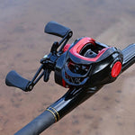 Mulinello da pesca a casting con freno magnetico 7.2:1
