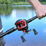 Mulinello da pesca a casting con freno magnetico 7.2:1