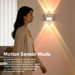 Lampada da parete magnetica con luce ambientale a gradiente RGB intelligente, sensore di movimento e luce notturna a LED.
