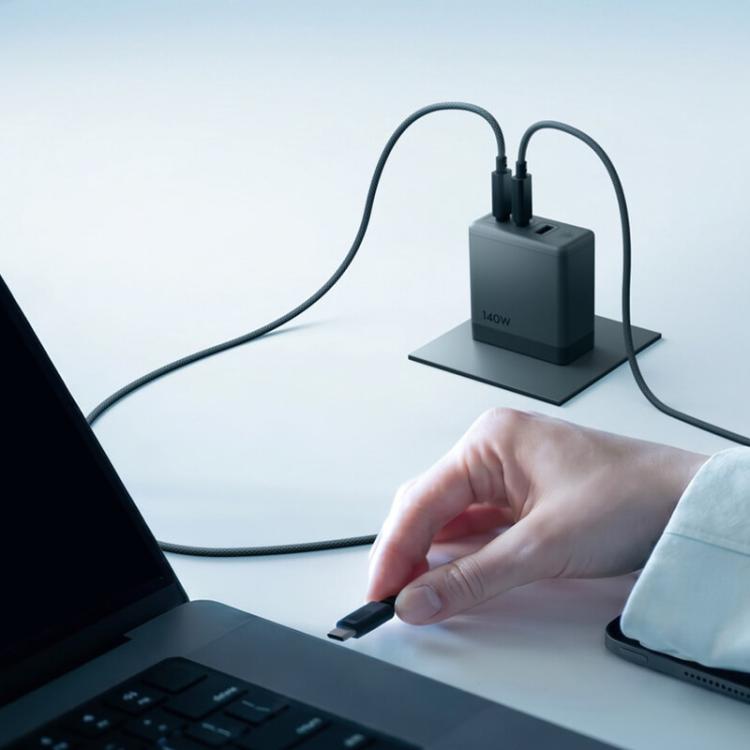 Cavo originale USB-C da 7A con display digitale per caricabatterie DJI Power GaN da 140W., 1m, 1.8m