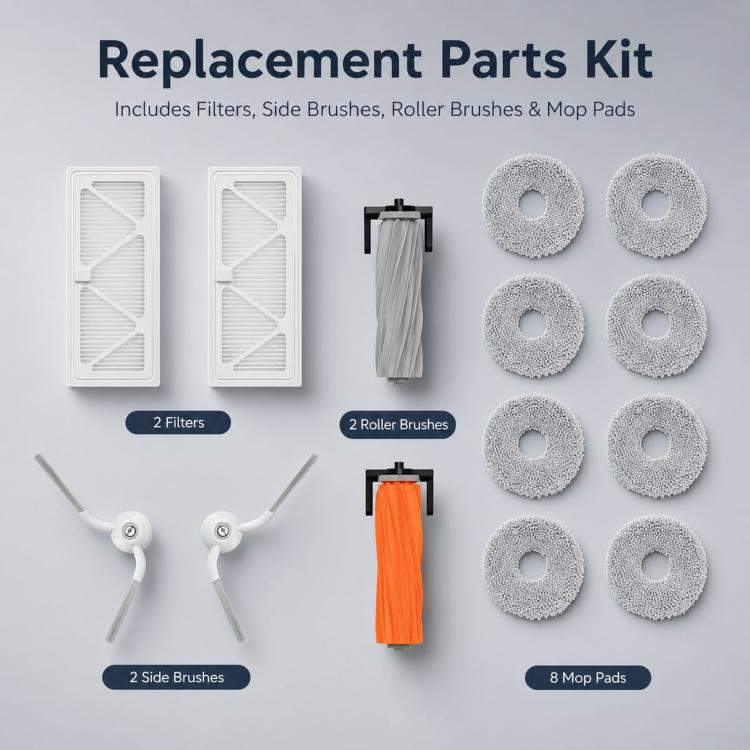 Kit accessori pulizia per robot aspirapolvere DJI ROMO P2 A2