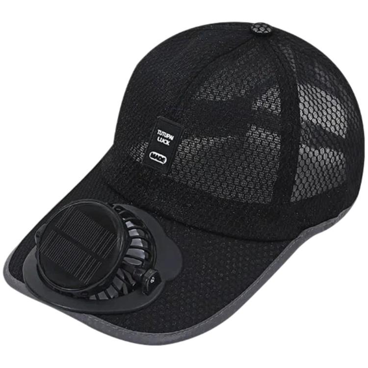 Cappello con ventilatore solare ricaricabile a 3 velocità