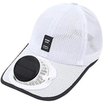 Cappello con ventilatore solare ricaricabile a 3 velocità